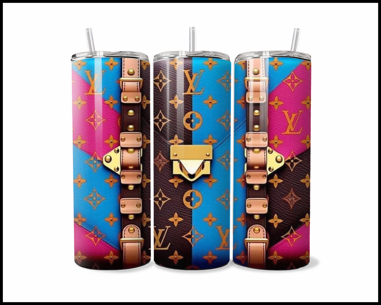 Designer Handbag Inspired Tumbler (065)
