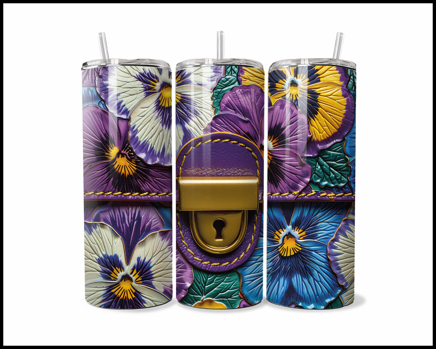 Designer Handbag Inspired Tumbler (044)