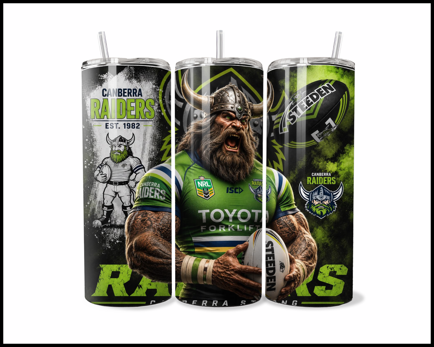 Stainless Steel Tumbler - Canberra Raiders (5029)