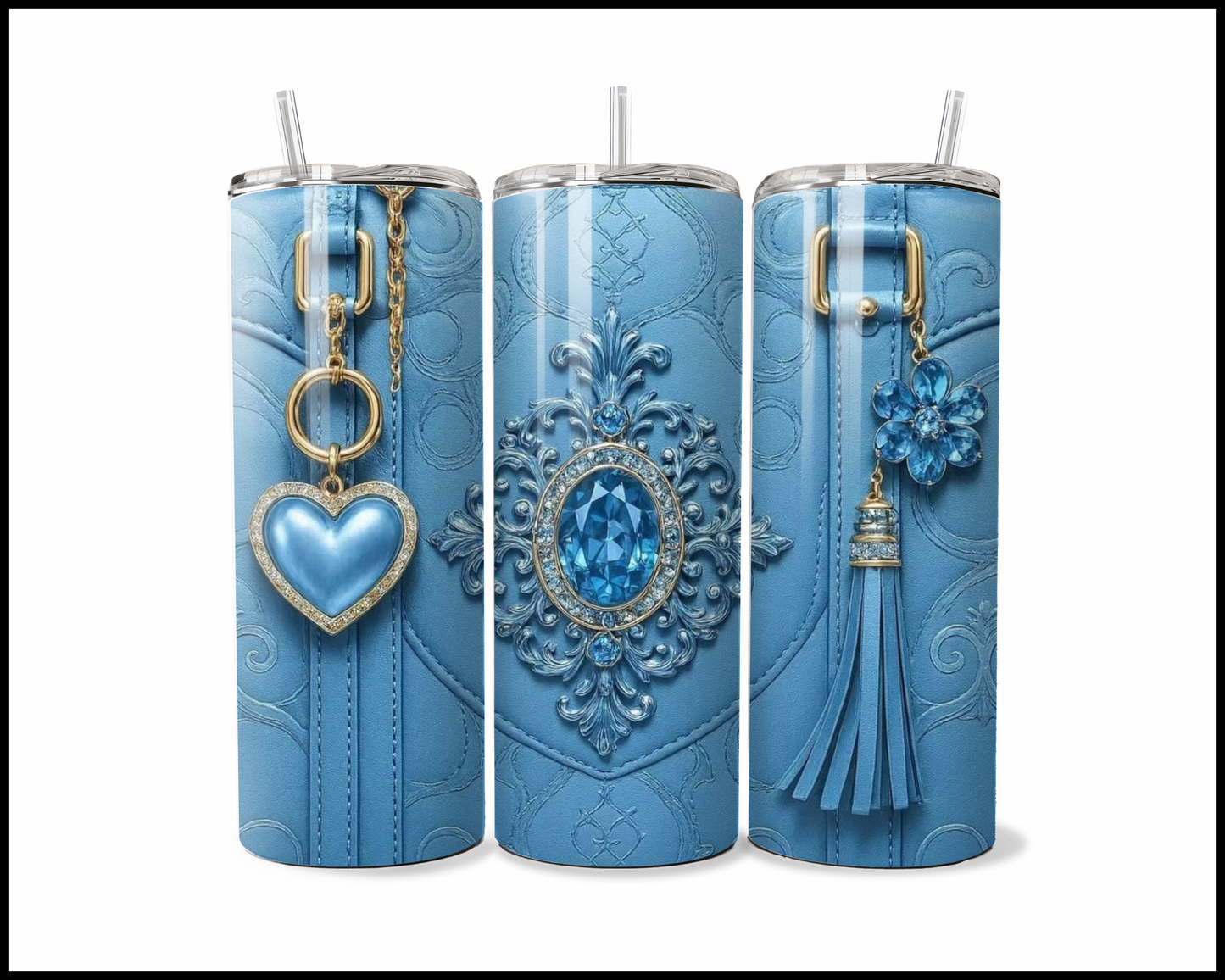 Designer Handbag Inspired Tumbler (017)