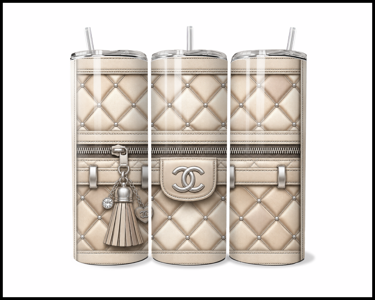 Designer Handbag Inspired Tumbler (037)