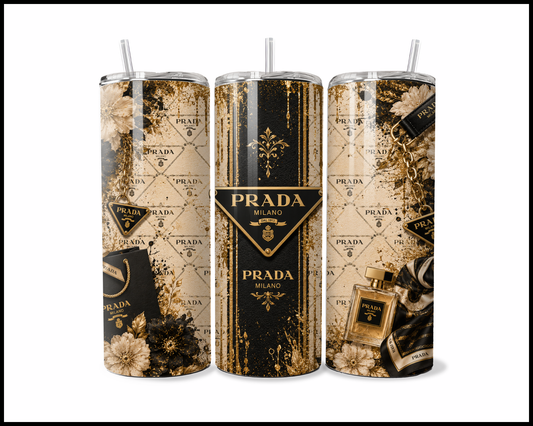 Shopaholic Infused with Devilish Elegance Tumbler (4802)