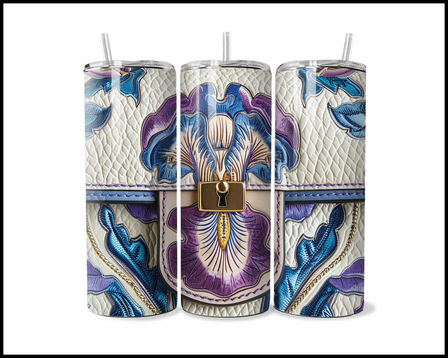 Designer Handbag Inspired Tumbler (077)