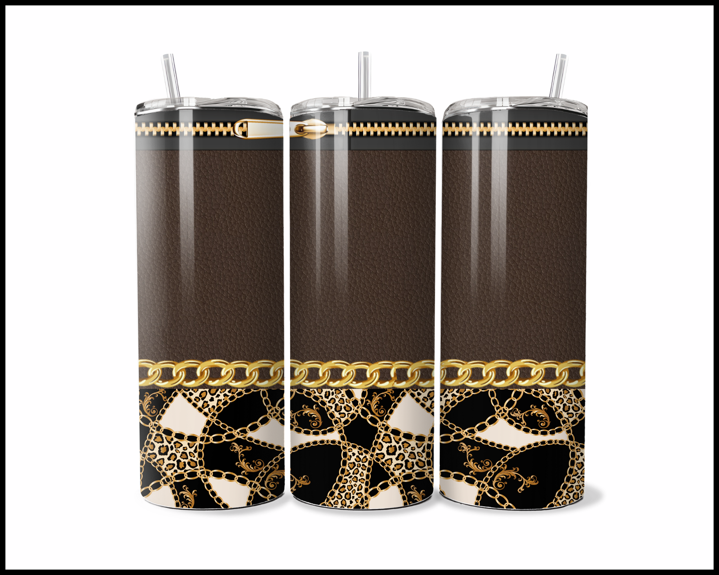 Designer Handbag Inspired Tumbler (002)