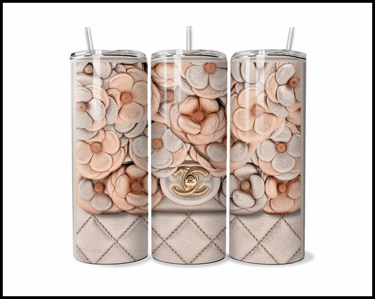 Designer Handbag Inspired Tumbler (002)