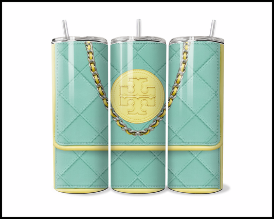 Designer Handbag Inspired Tumbler (002)