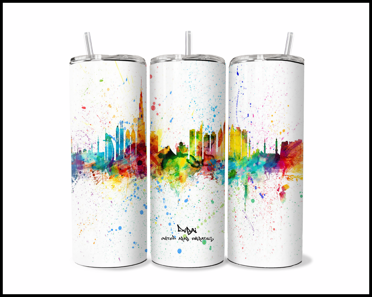 Abstract Dubai Tumbler (3560)