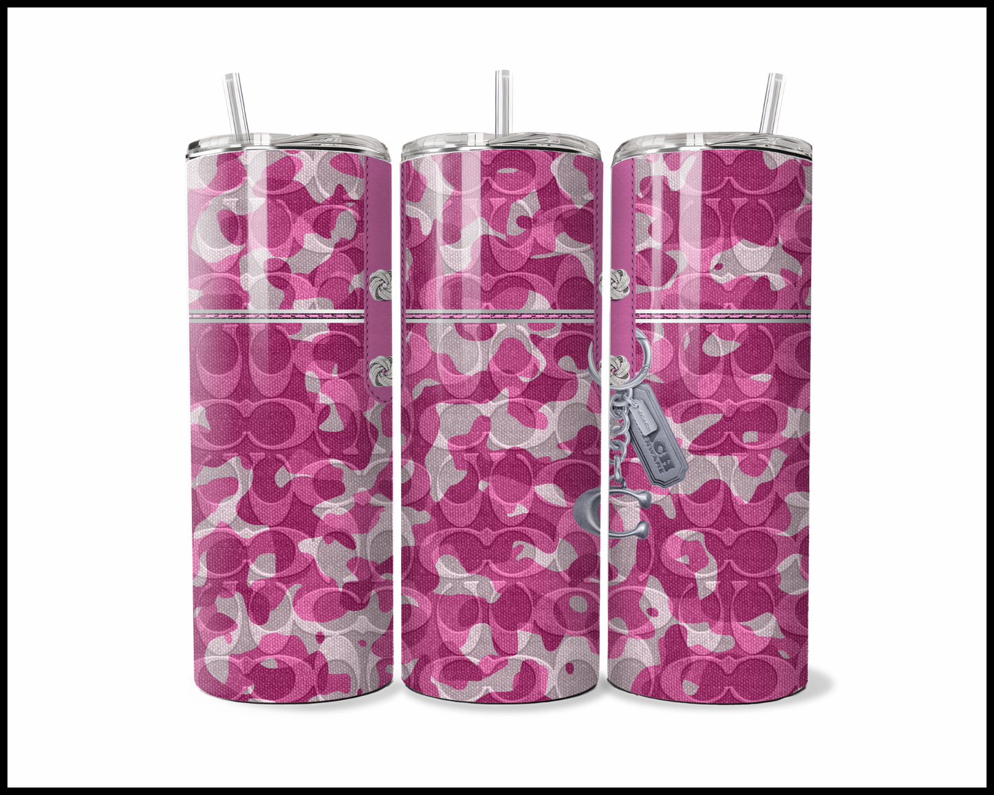 Designer Handbag Inspired Tumbler (002)