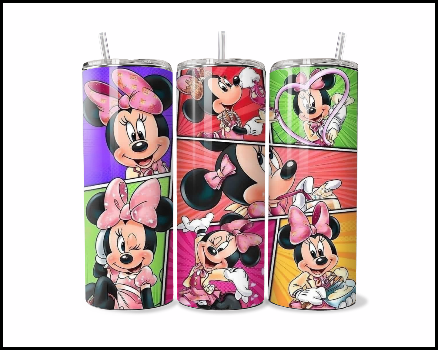 Polka Dot Panels Tumbler (1028)