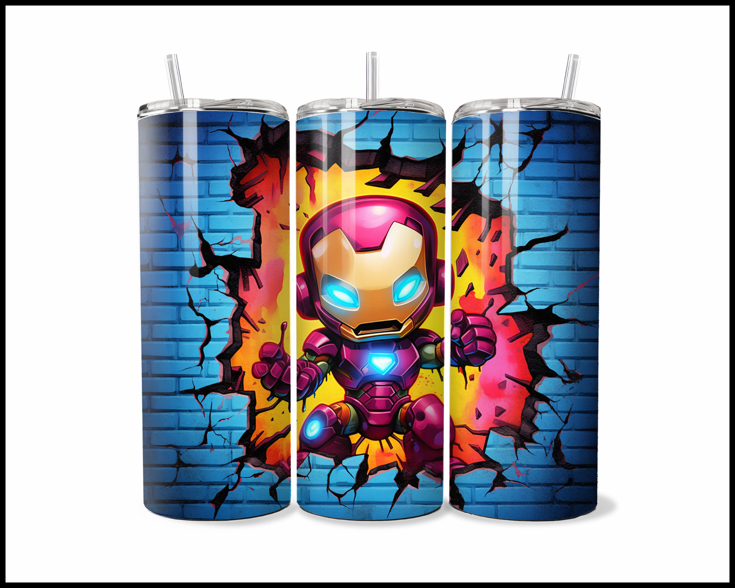 Man of Iron Breakout Tumbler (1452)