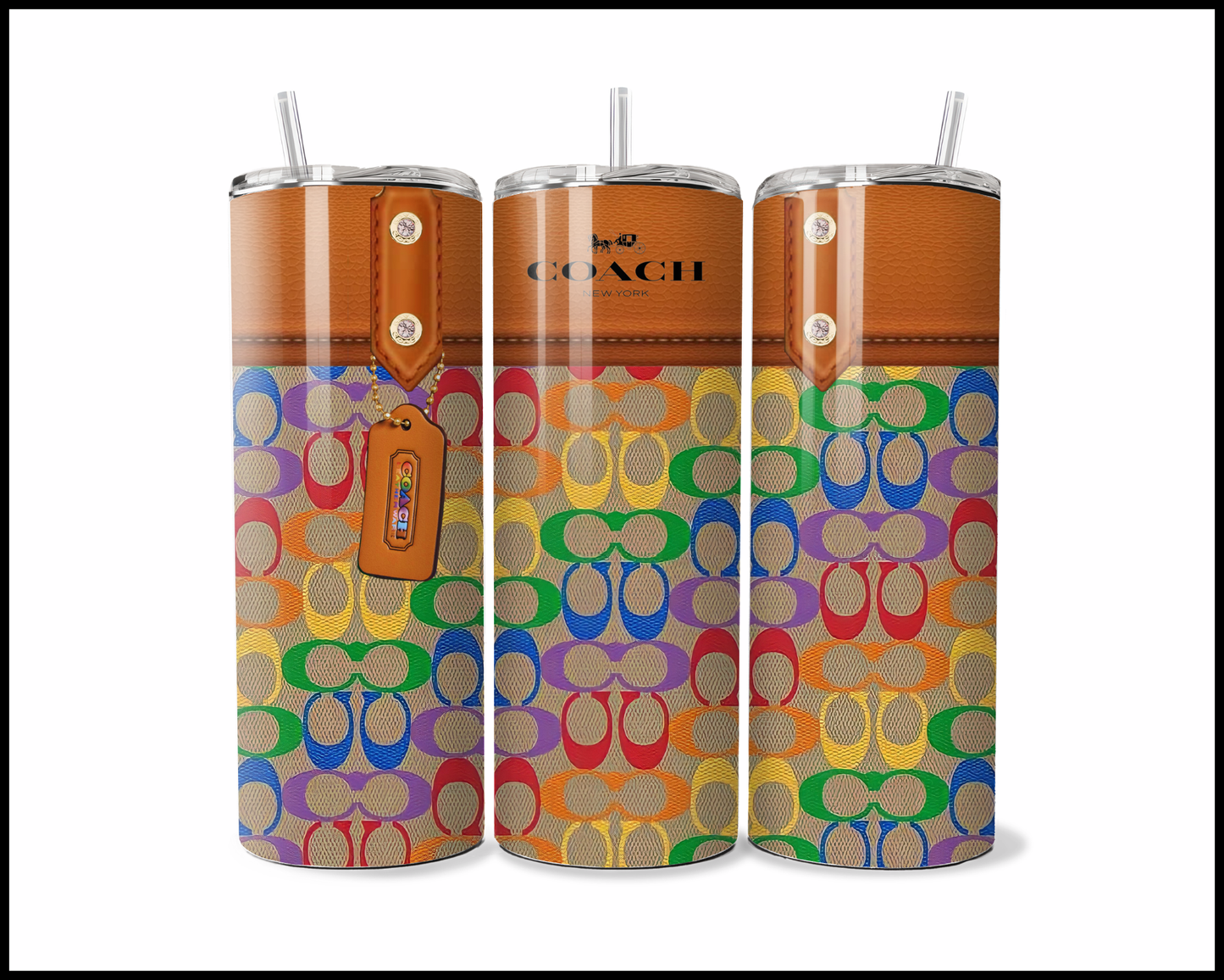 Designer Handbag Inspired Tumbler (081)