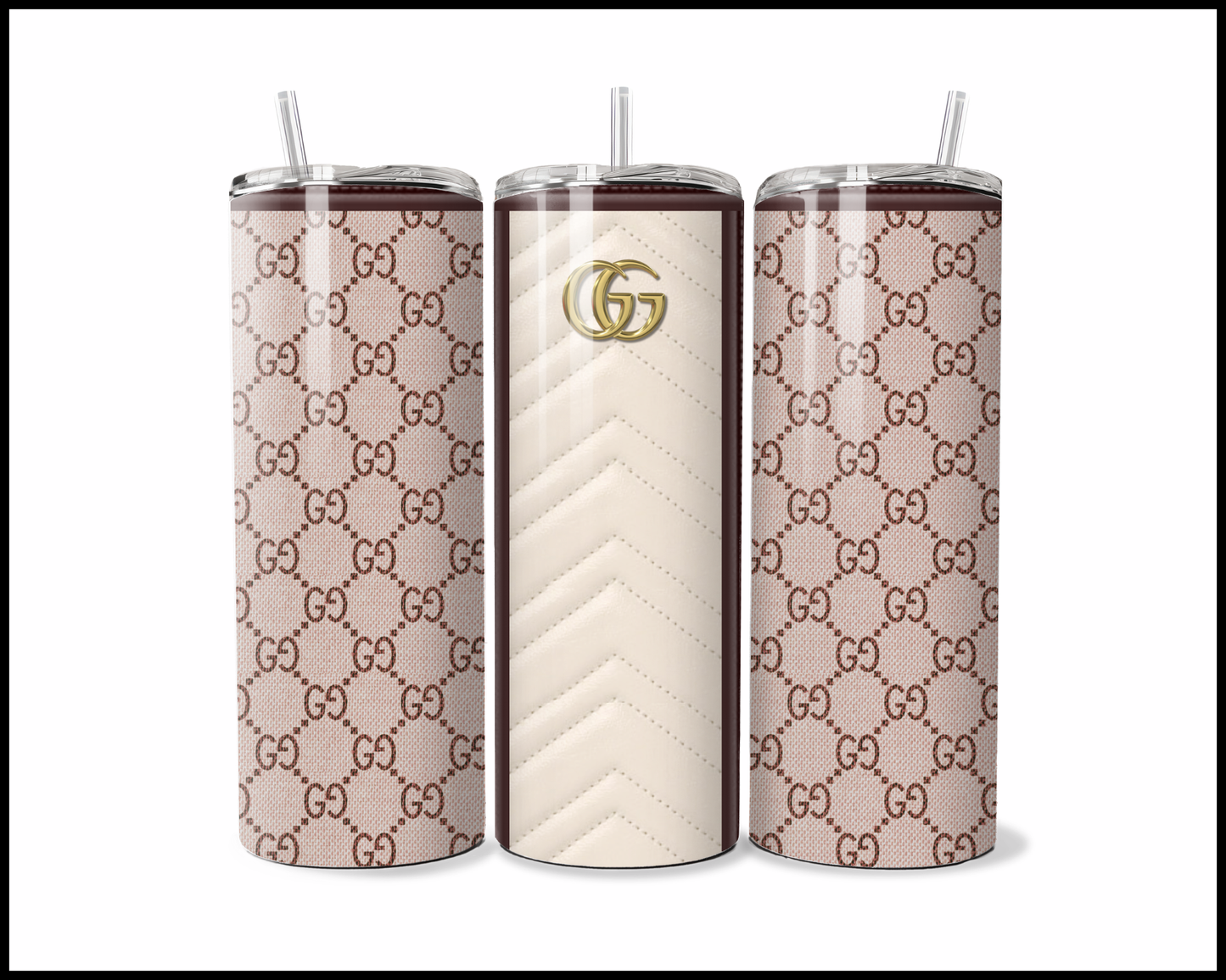Designer Handbag Inspired Tumbler (001)