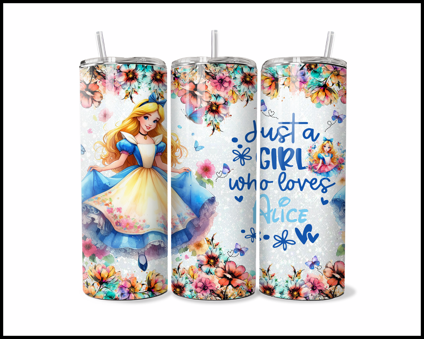 Just A Girl Who Loves Chaos Tumbler (4393)