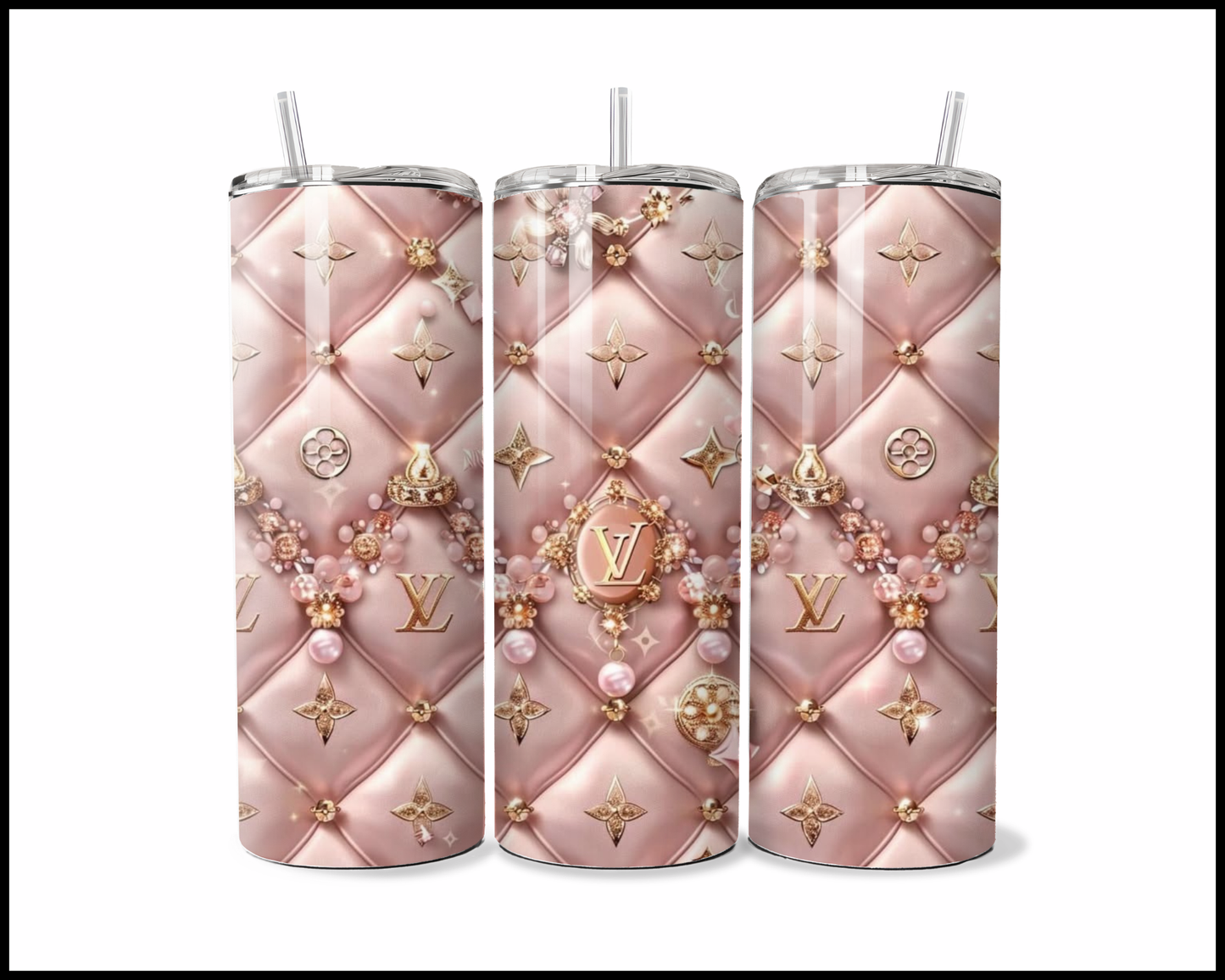 Blush Cushion Royalty Tumbler (4882)