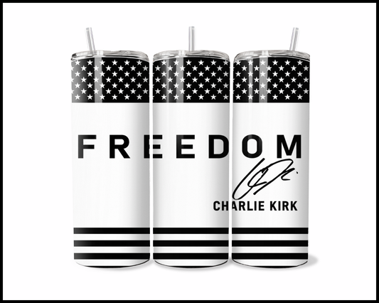 Charlie Kirk - Freedom Tumbler (5246)