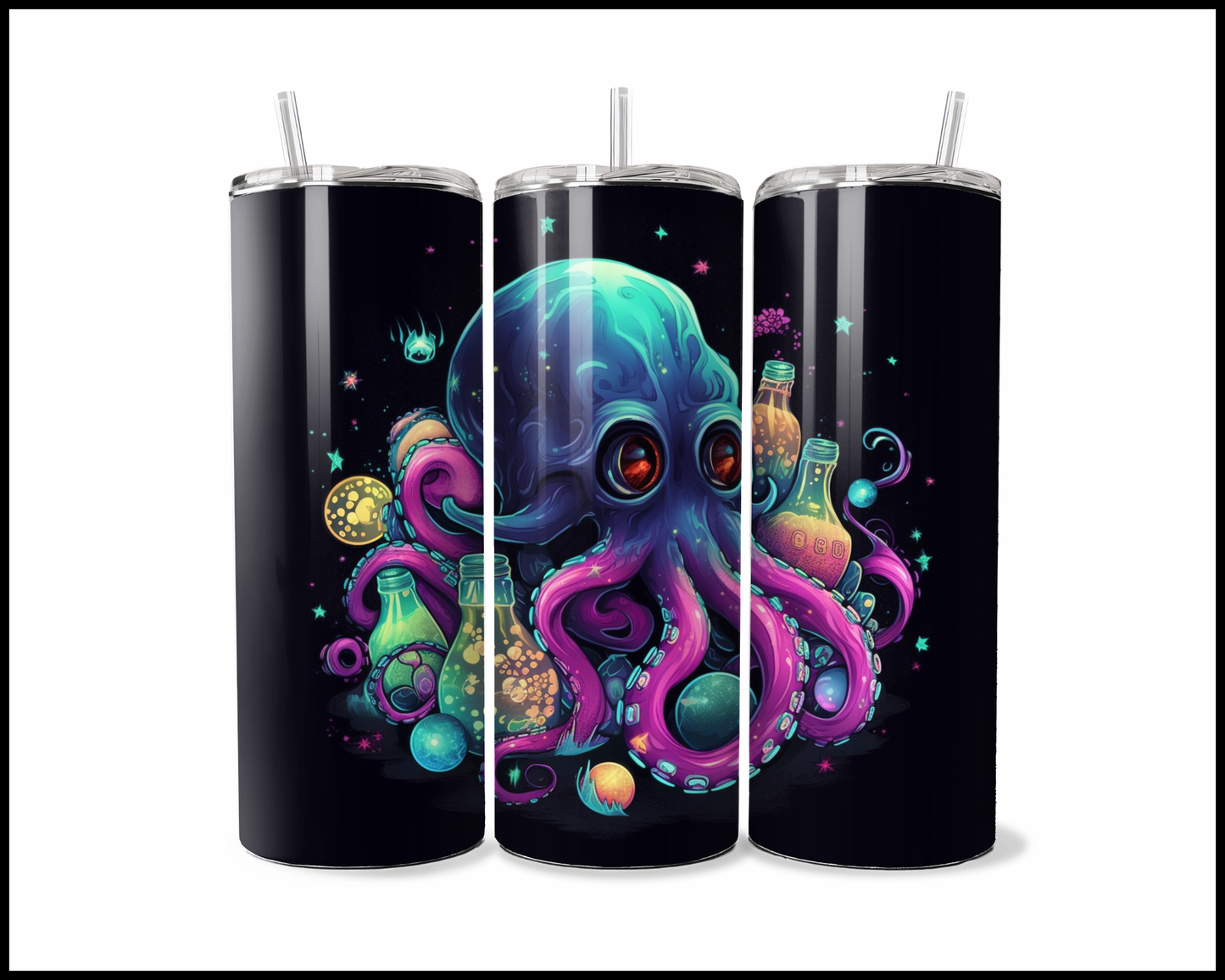 Cosmic Octopus Tumbler (4074)