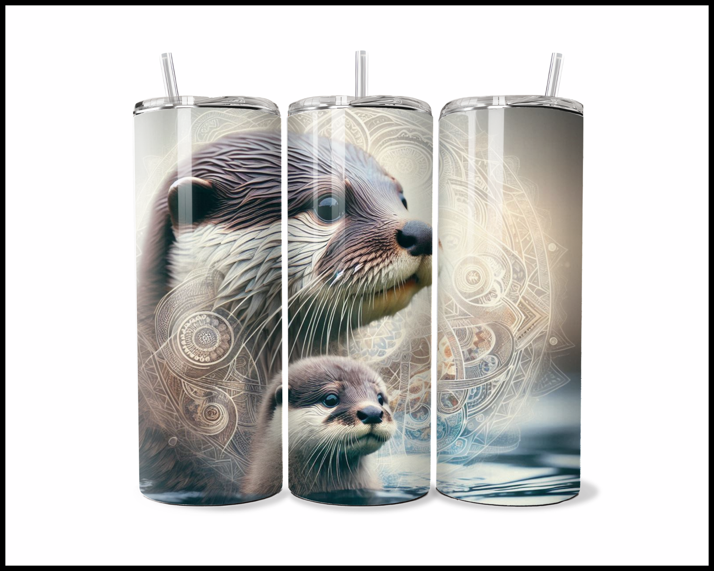 Mandala Otter Tumbler (2846)