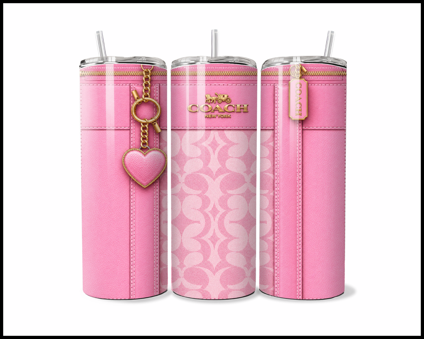 Designer Handbag Inspired Tumbler (356)