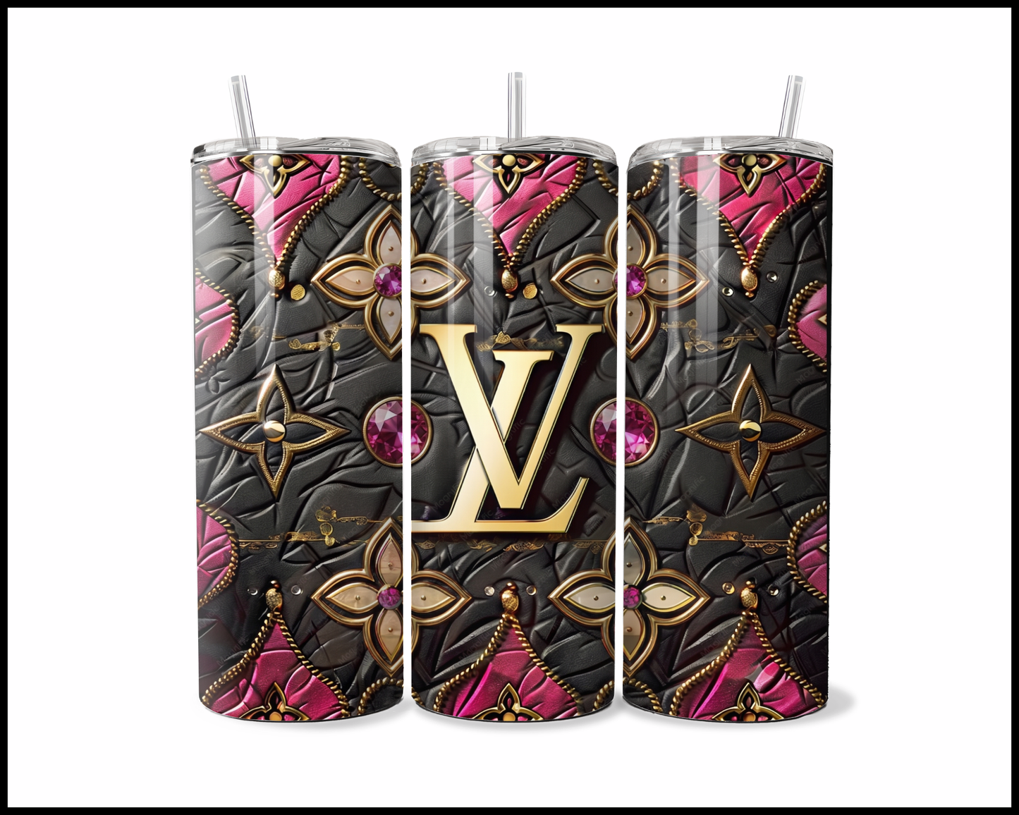 Crimson Caviar Couture Tumbler (4883)
