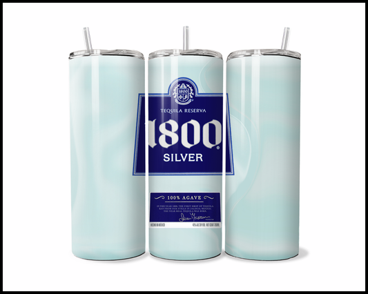 1800 Silver Tumbler (3370)
