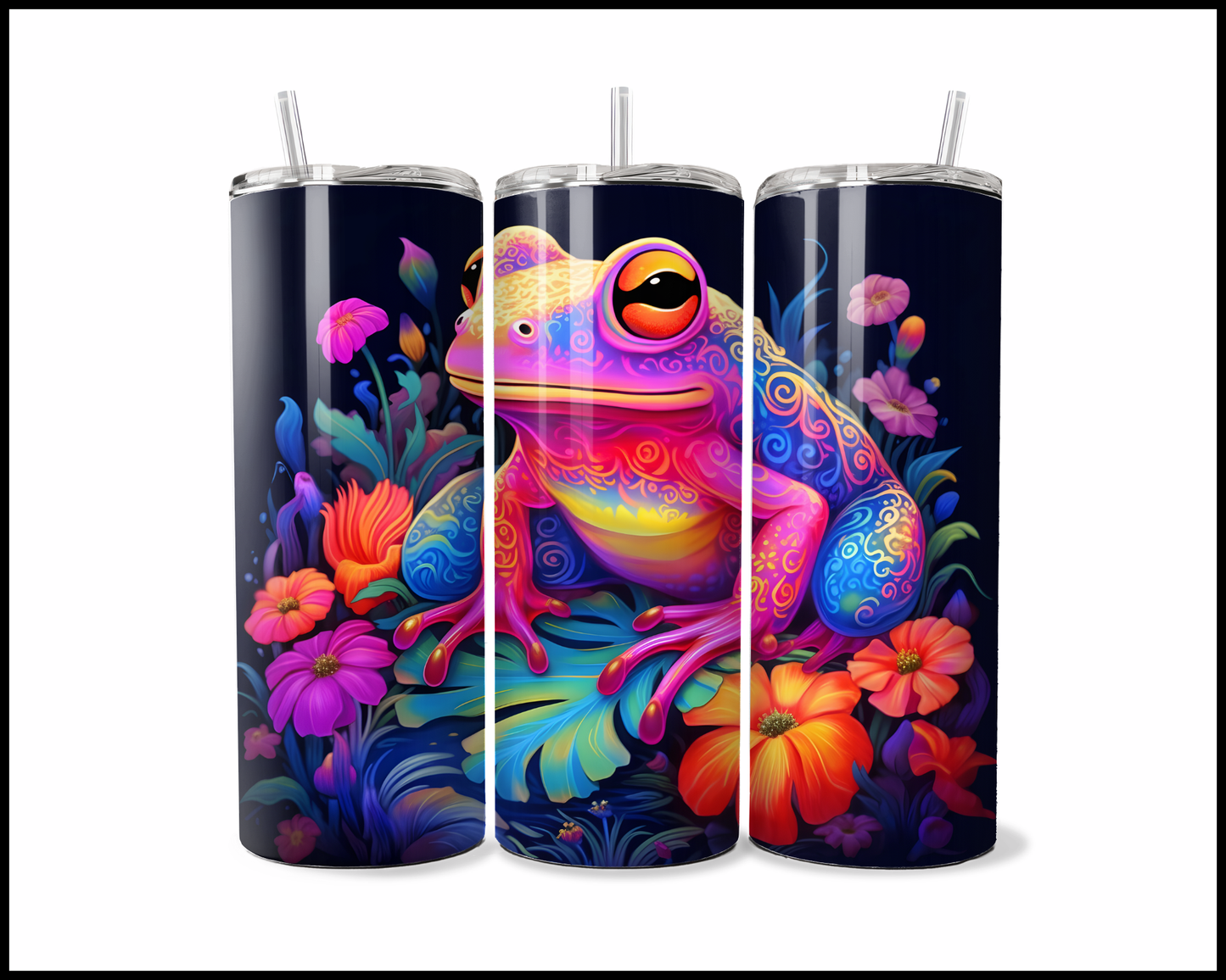 Neon Lilypad Tumbler (410)