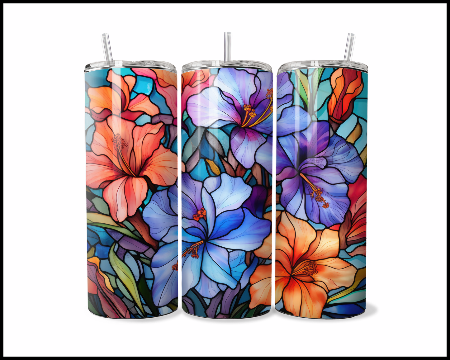 Glass-Half-Full Hibiscus Tumbler (599)