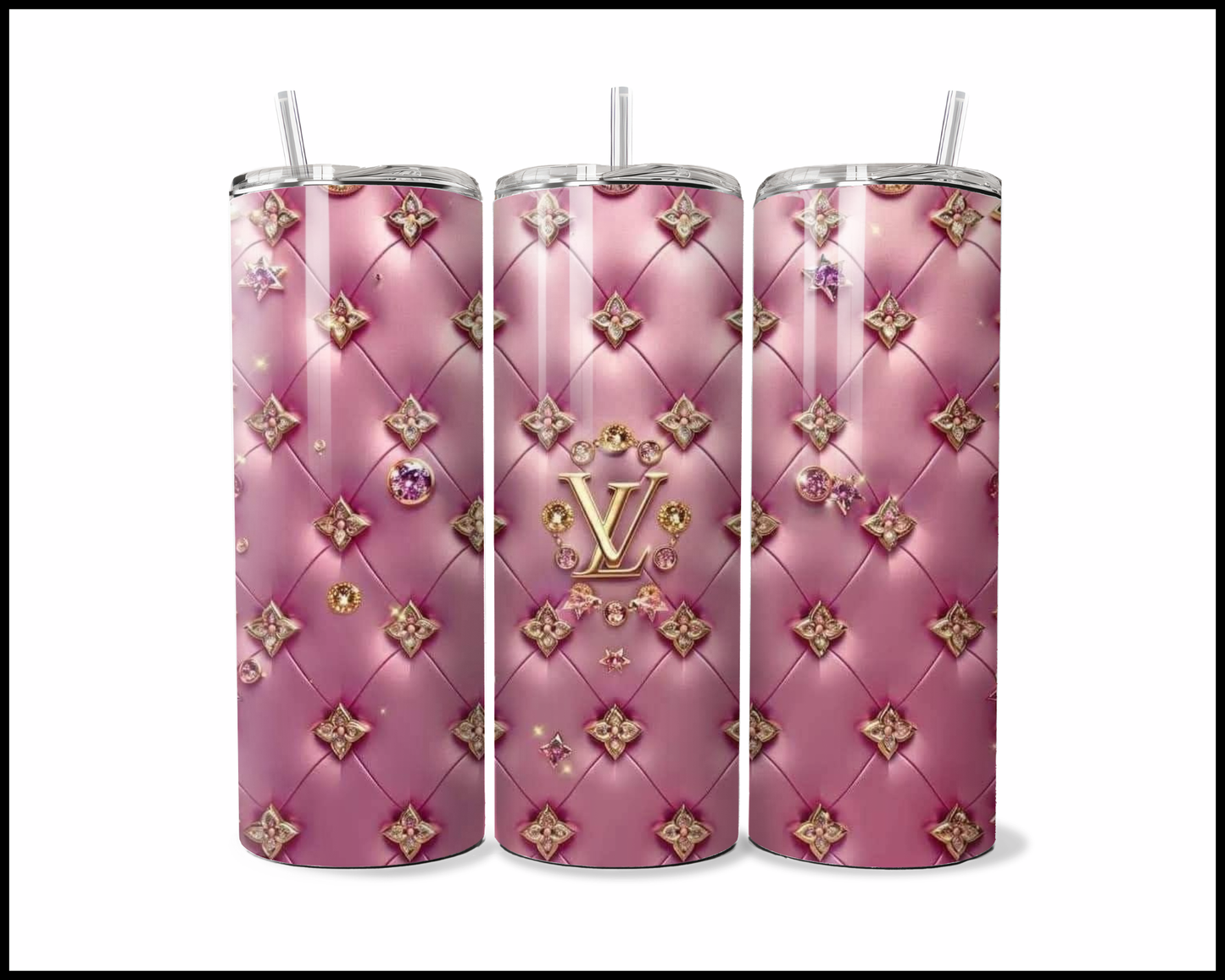 Sophisticated Gem Lattice Tumbler (4886)