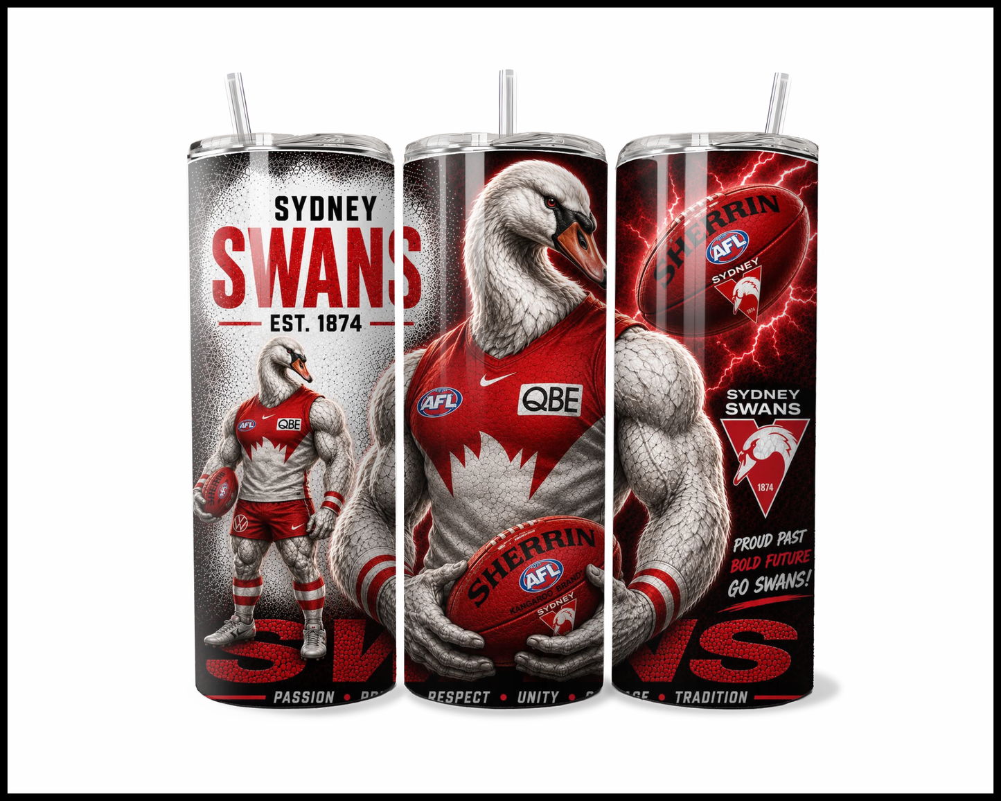 Stainless Steel Tumbler - Sydney Swans (5061)