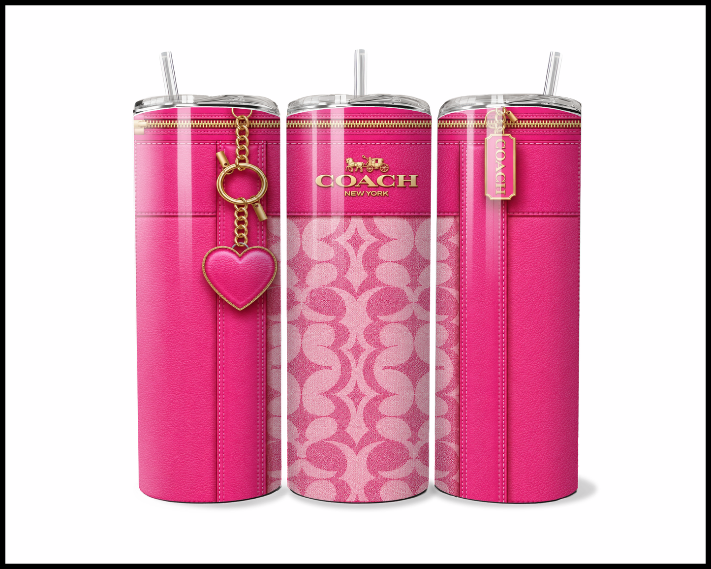 Designer Handbag Inspired Tumbler (356)
