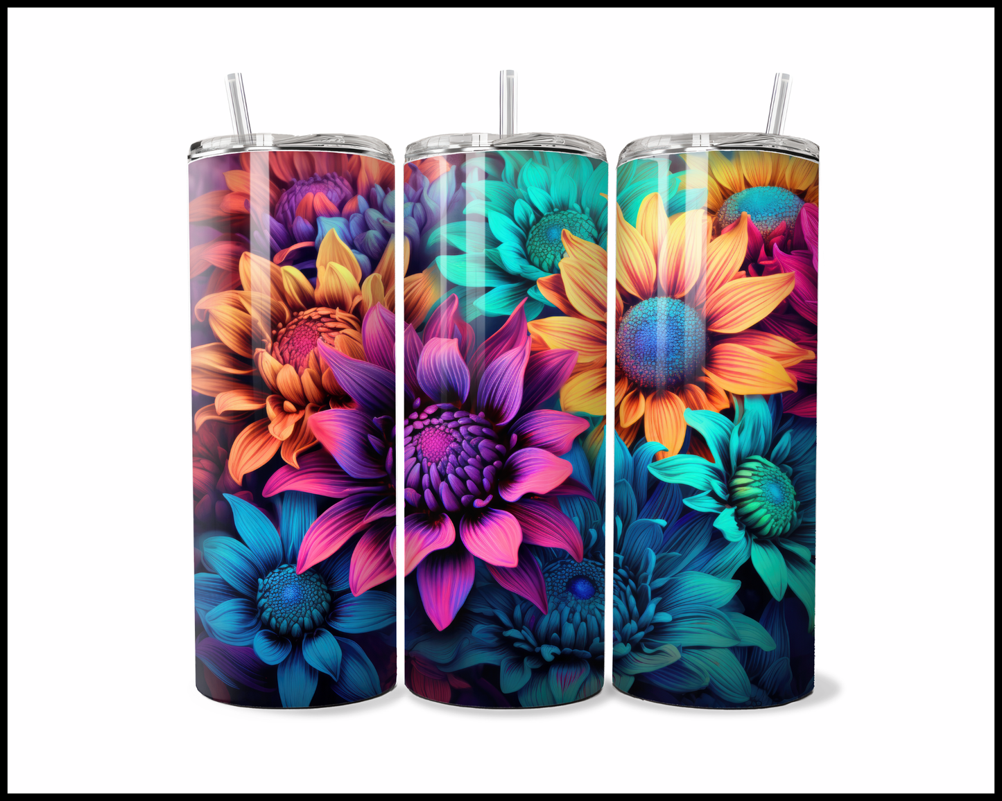 Psychedelic Flower Therapy Tumbler (406)