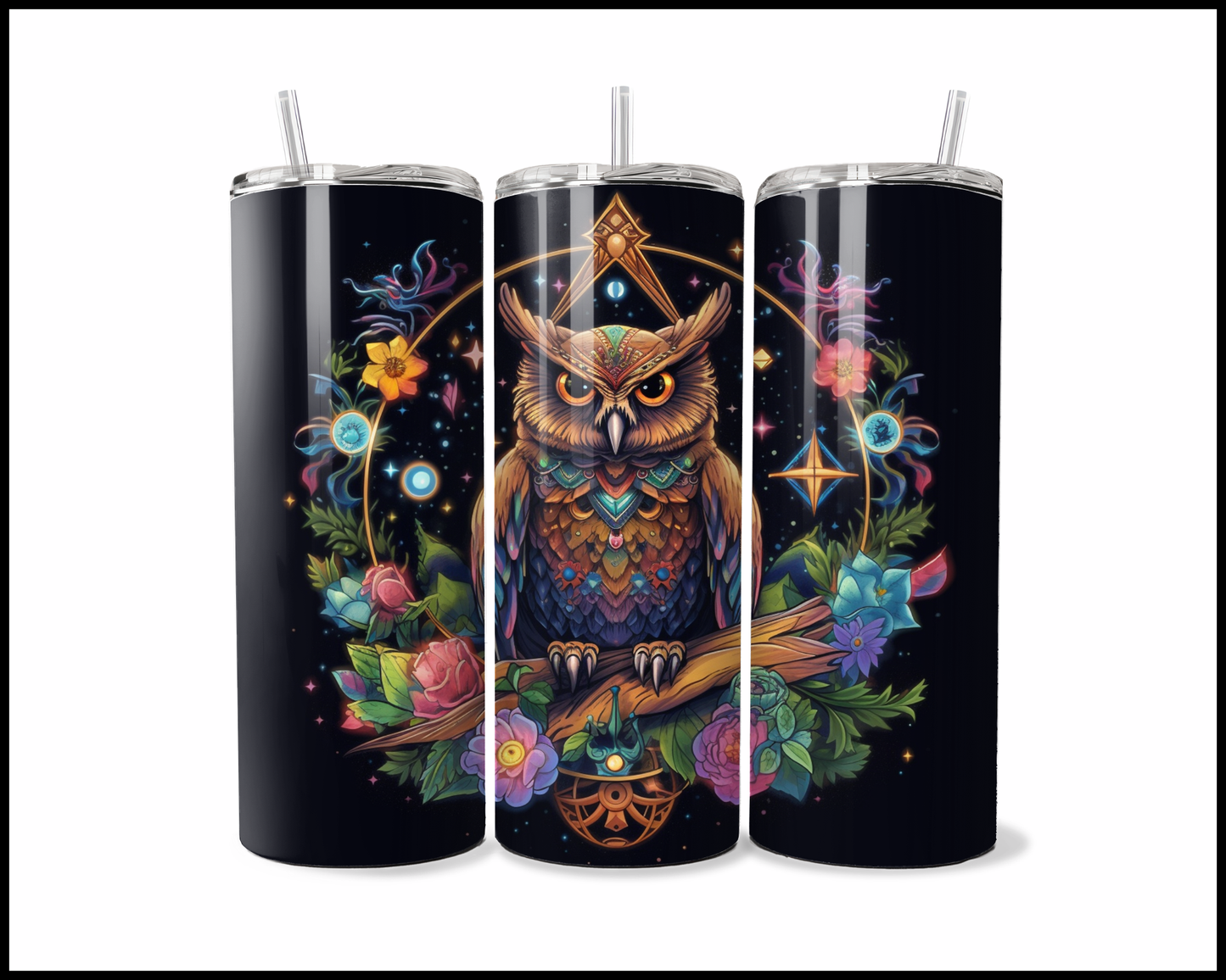 Cosmic Owl Tumbler (4077)