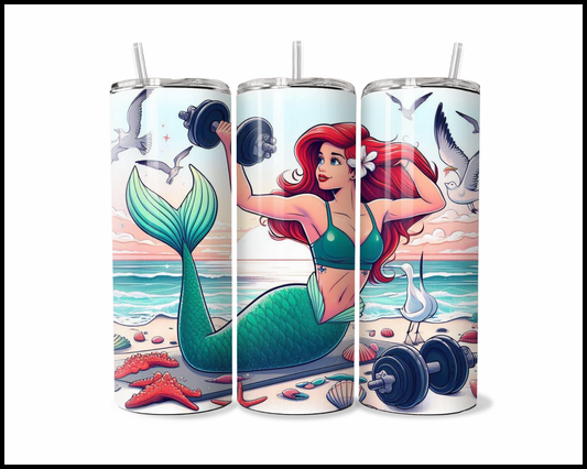 Seashells & Dumbbells Tumbler (322)