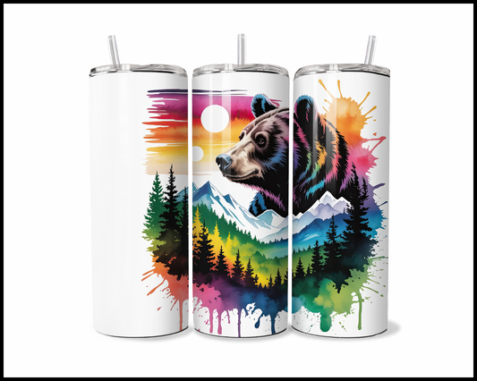Bear-y Colorful Tumbler (3923)