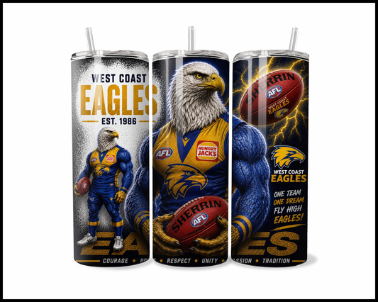 Stainless Steel Tumbler - West Coast Eagles (5062)