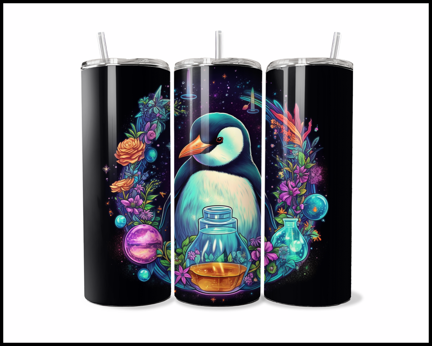 Cosmic Penguin Tumbler (4079)