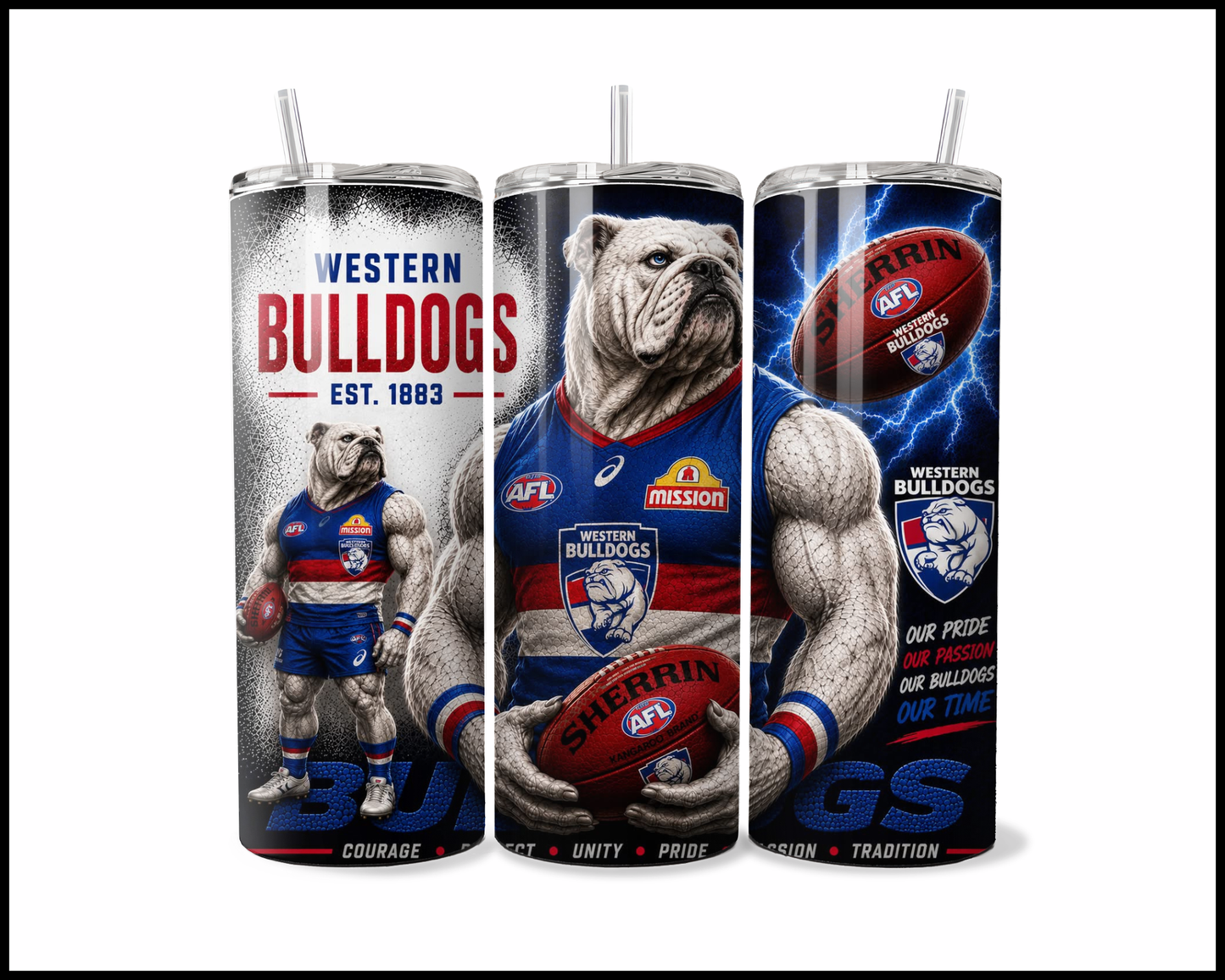 Stainless Steel Tumbler - Western Bulldogs (5063)