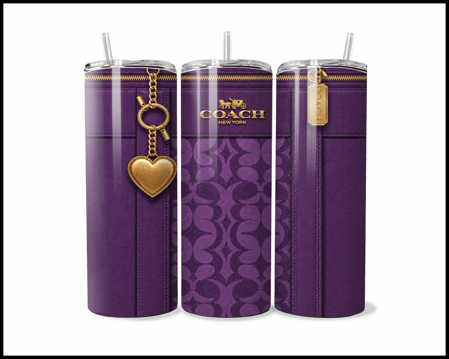 Designer Handbag Inspired Tumbler (356)