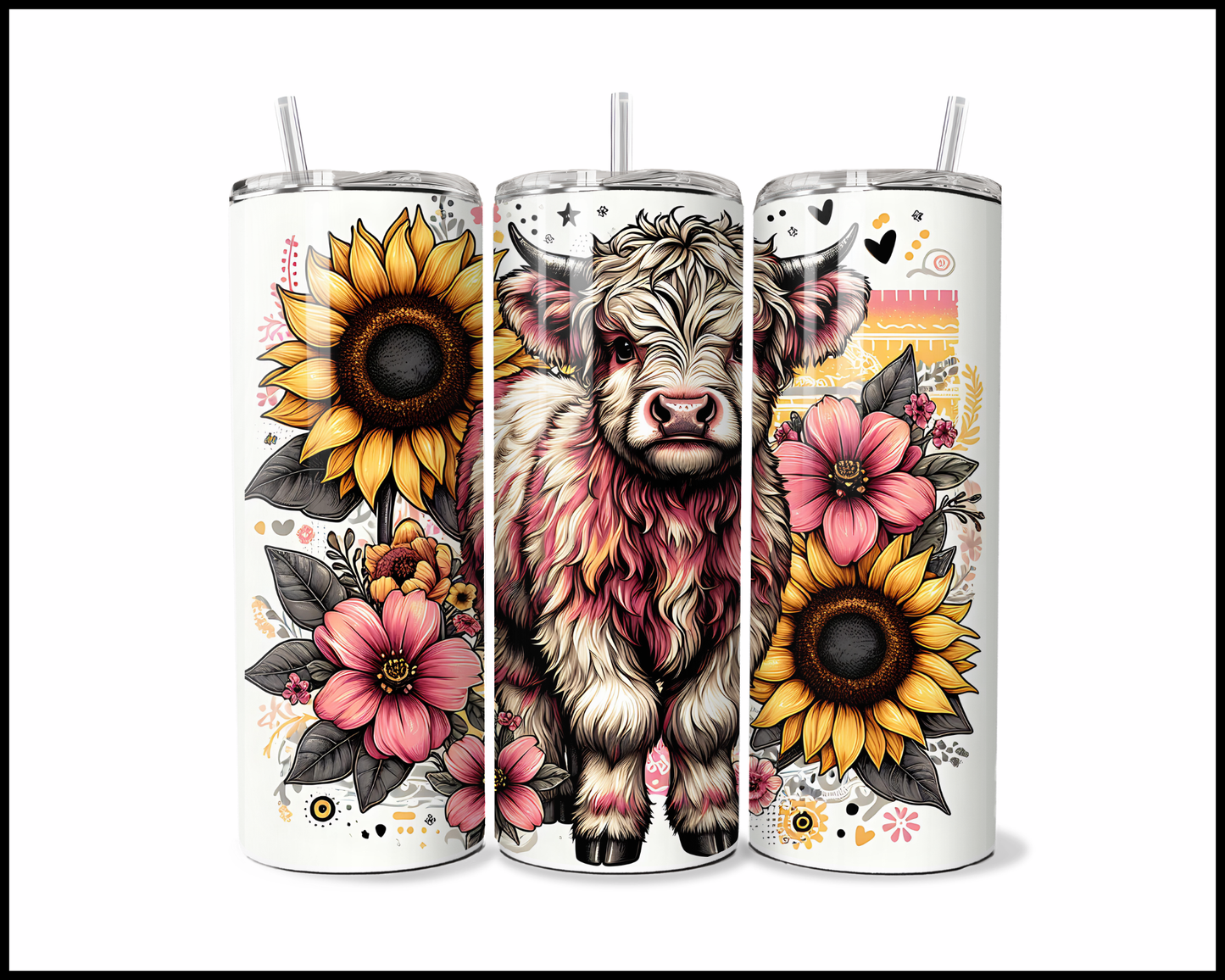 Fluffy Daisy Tumbler (3705)