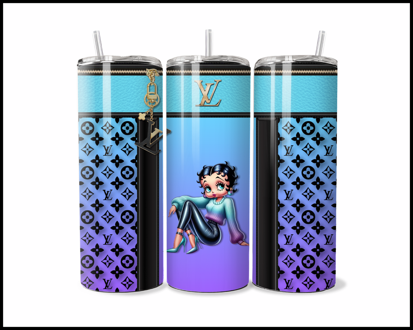 Designer Handbag Inspired Tumbler (043)