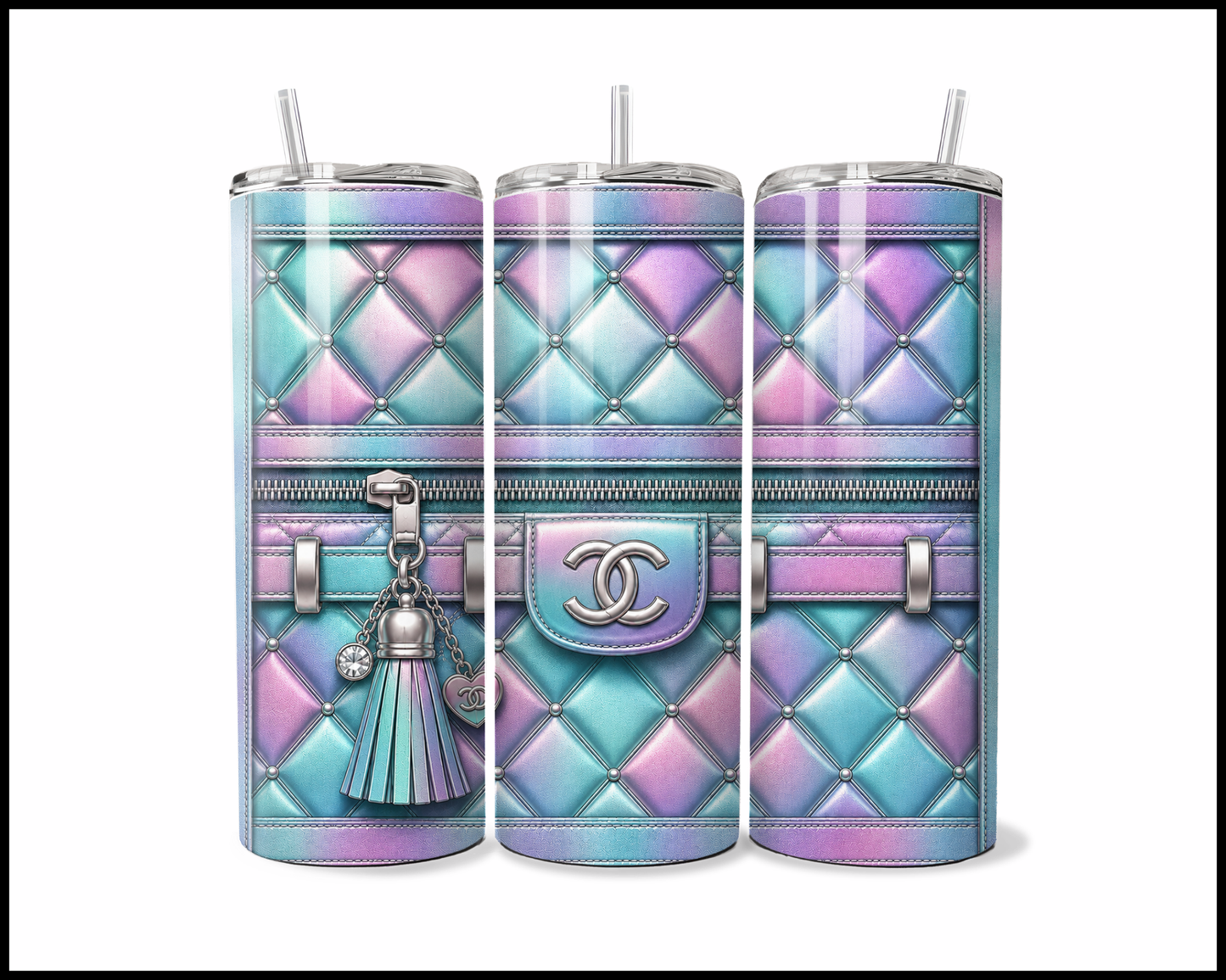 Designer Handbag Inspired Tumbler (037)