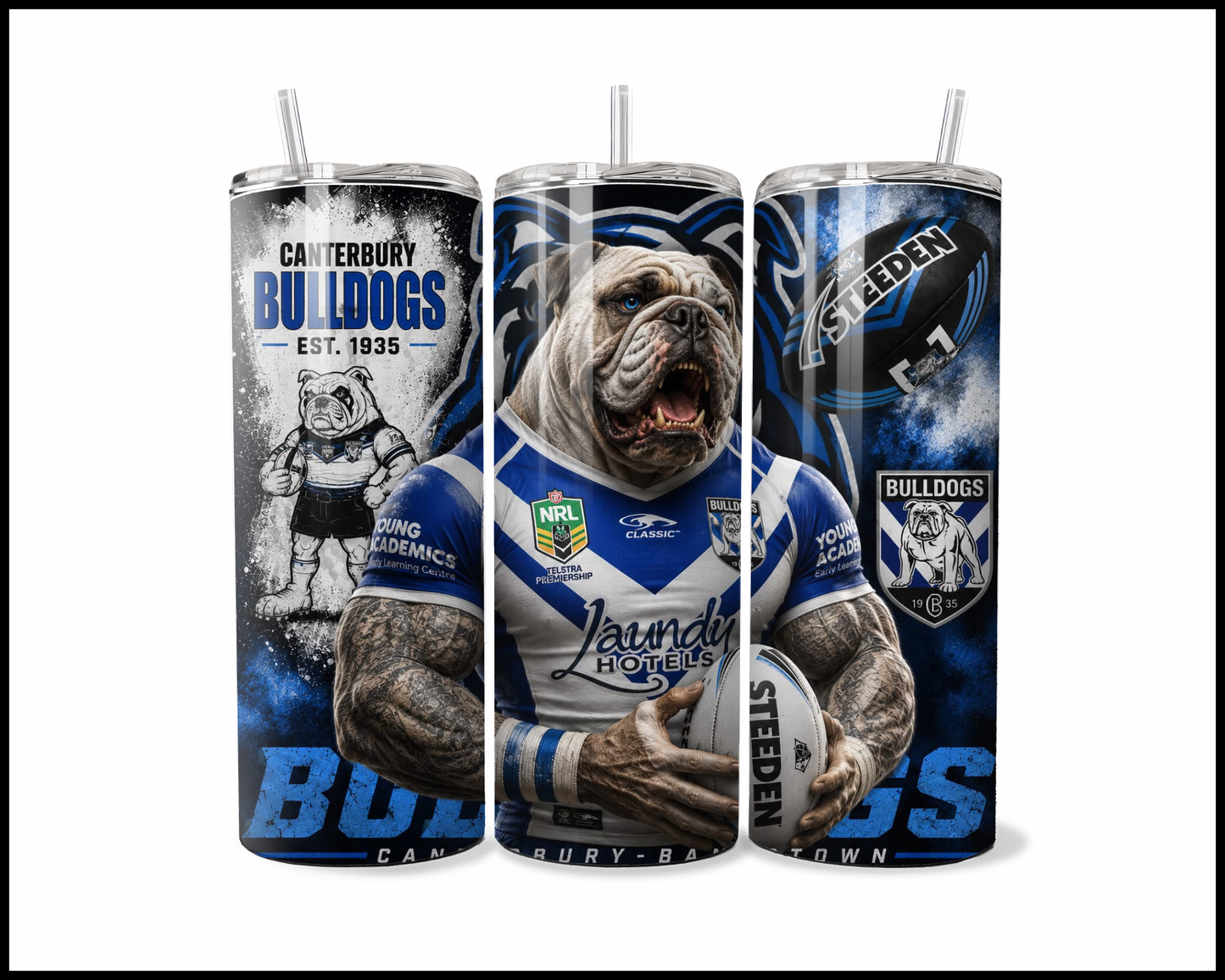 Stainless Steel Tumbler - Canterbury Bulldogs (5030)