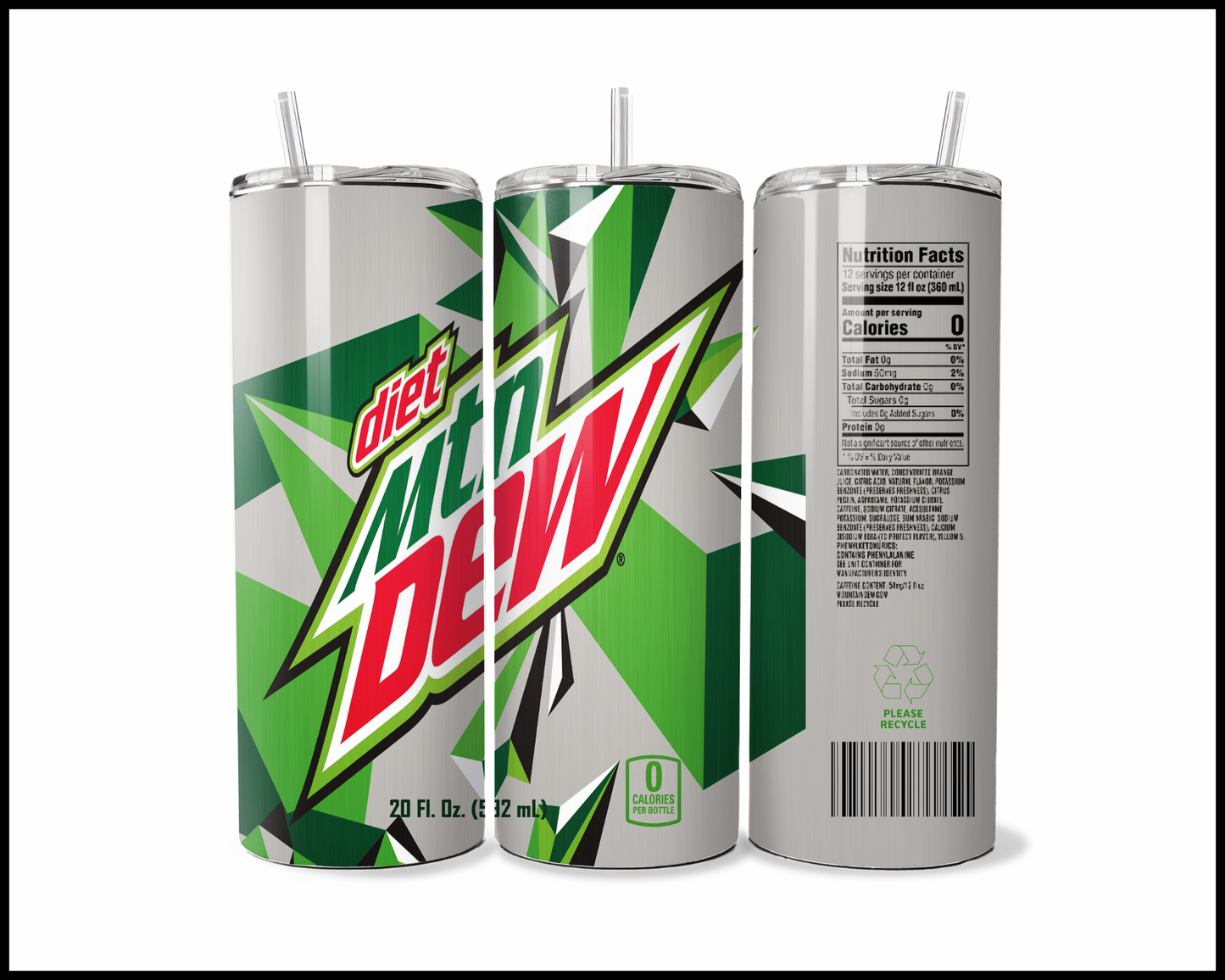 Diet Mtn Dew Tumbler (3188)