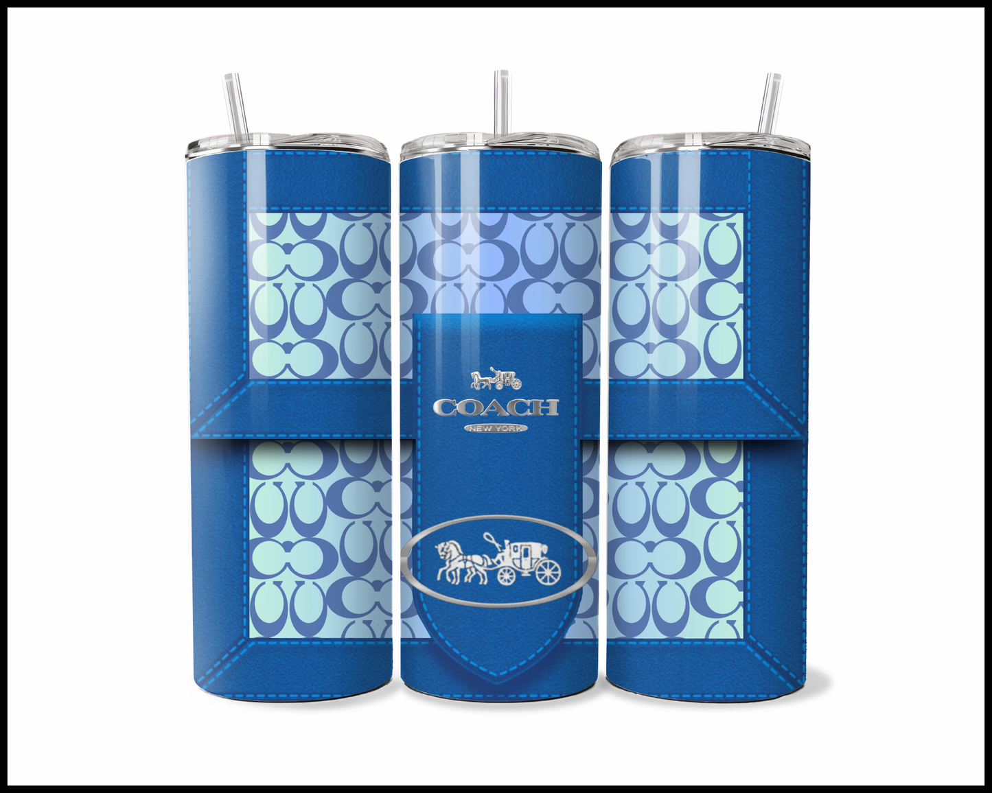 Designer Handbag Inspired Tumbler (046)