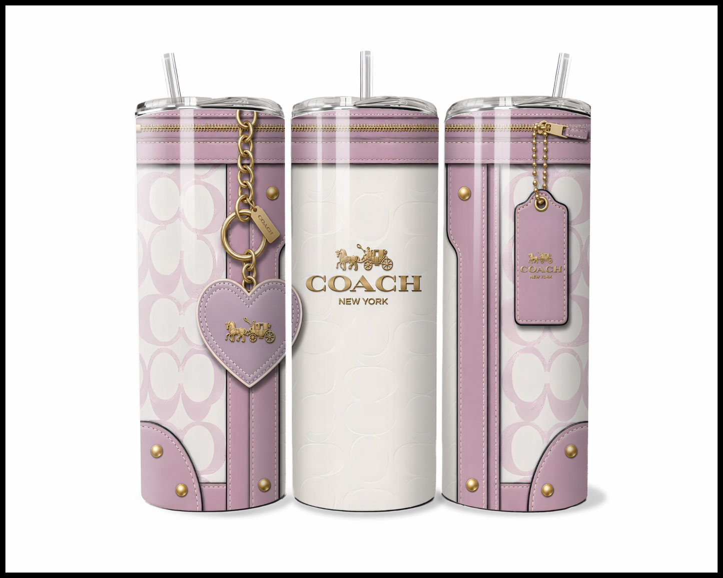 Designer Handbag Inspired Tumbler (319)