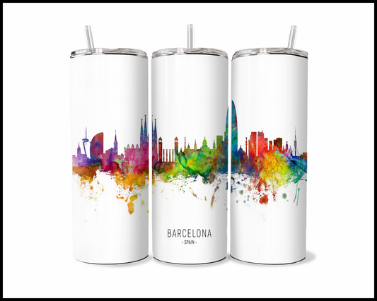 Abstract Barcelona Tumbler (3577)