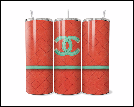 Designer Handbag Inspired Tumbler (003)