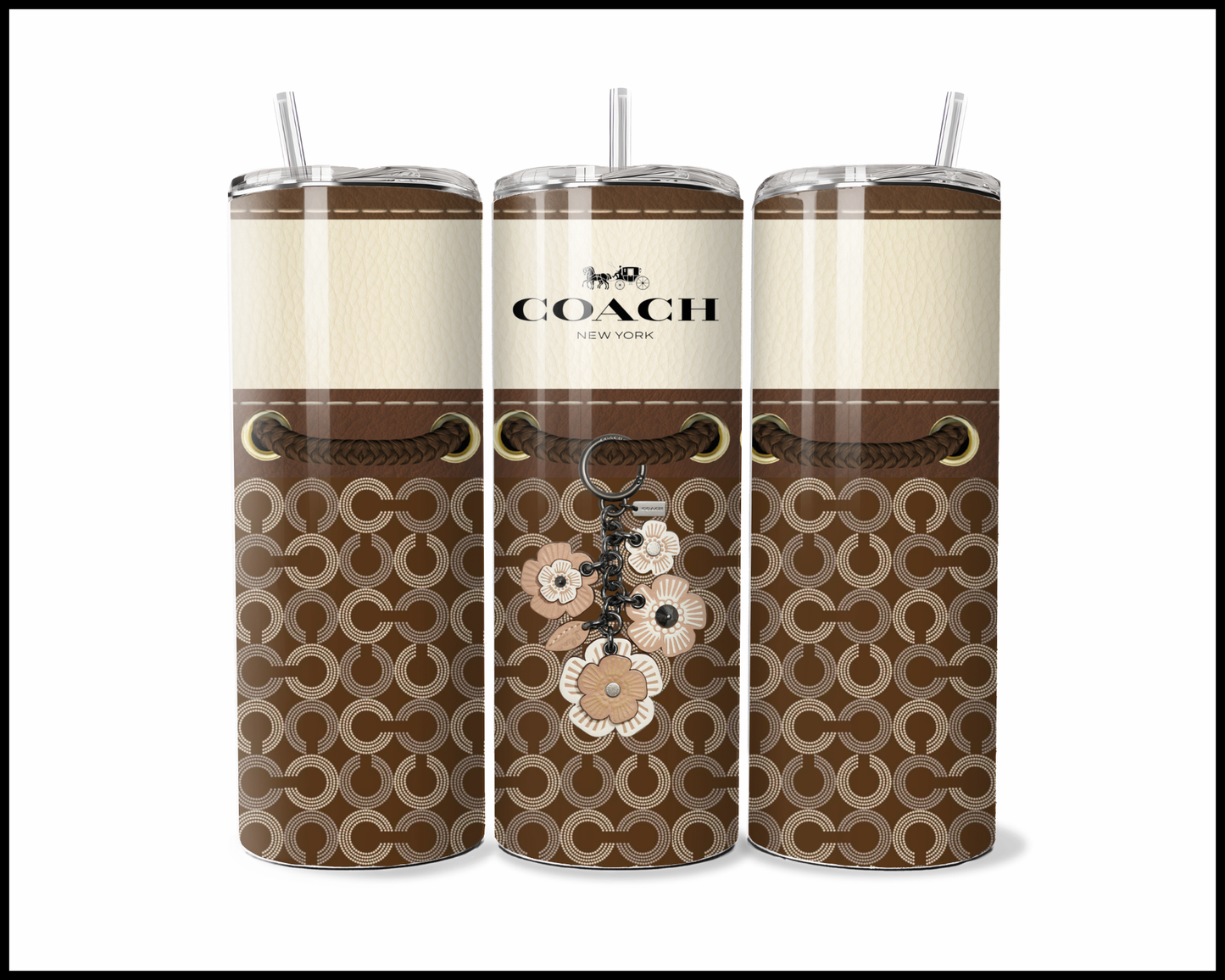 Designer Handbag Inspired Tumbler (063)