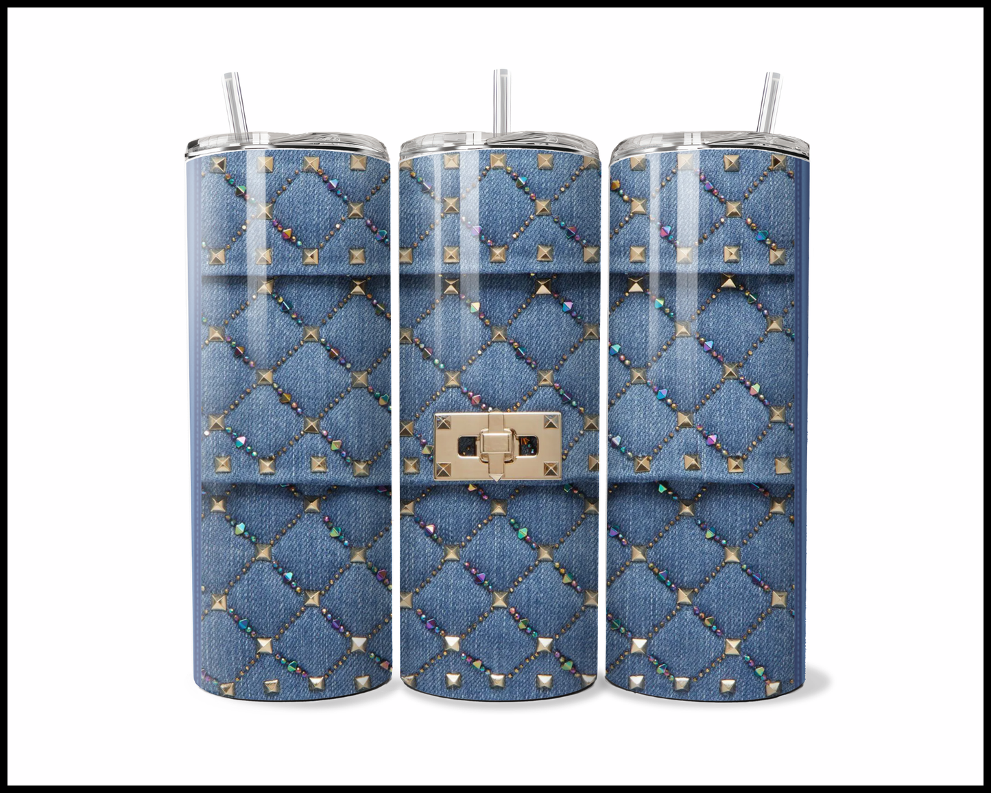 Designer Handbag Inspired Tumbler (009)
