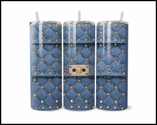 Designer Handbag Inspired Tumbler (009)