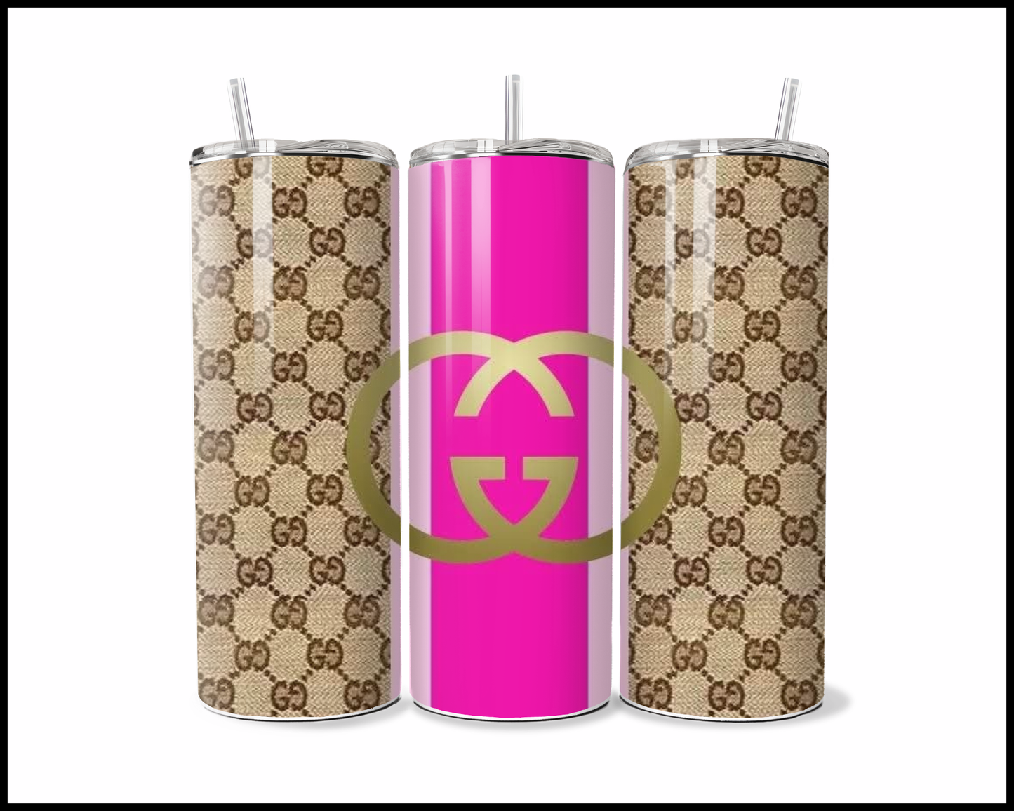 Designer Handbag Inspired Tumbler (052)
